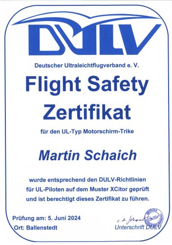 flight safety 2024 Martin Schaich